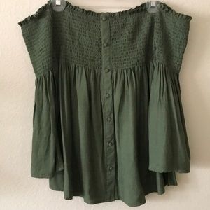 Off the shoulder long sleeve